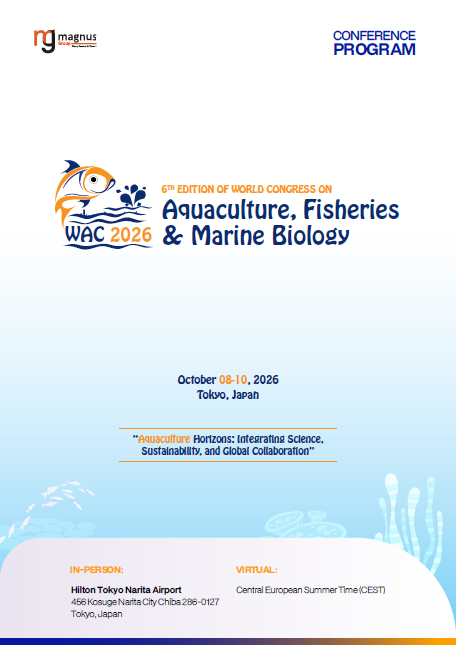 World Congress on Aquaculture, Fisheries & Marine Biology | Tokyo, Japan Program